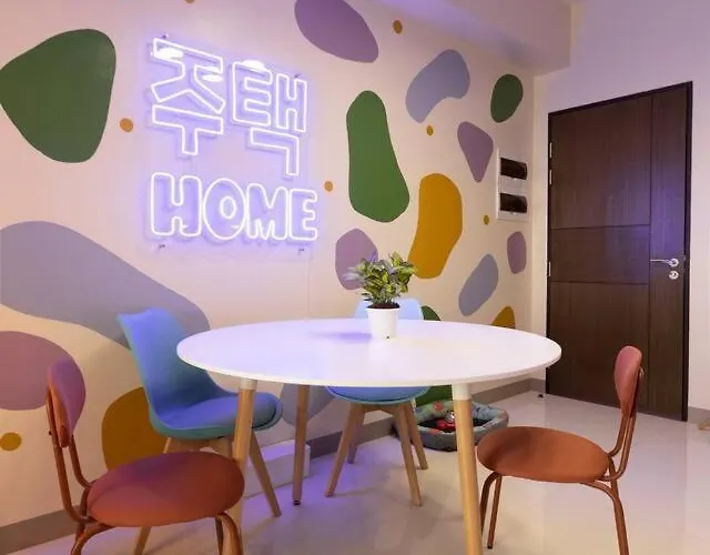 Hébergement de vacances Korea In The Staycation With Pool, Gym And